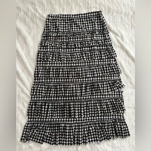 Ruffled Tiered Maxi Skirt